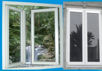 Cửa sổ mở quay uPVC