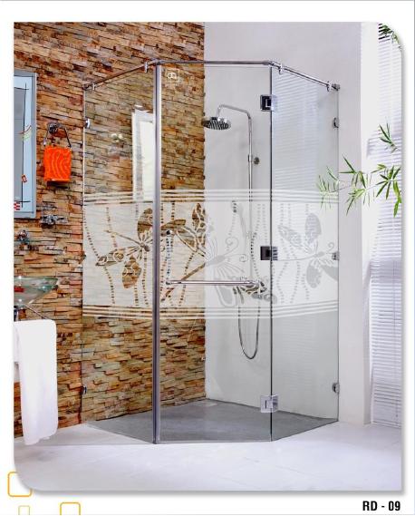 vách tắm kính cường lực