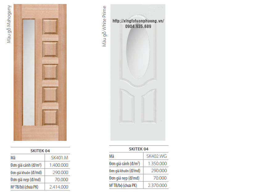 Cửa gỗ Skitek